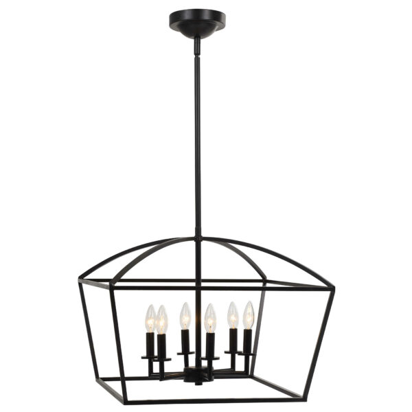 Clayton 6 Lt Pendant