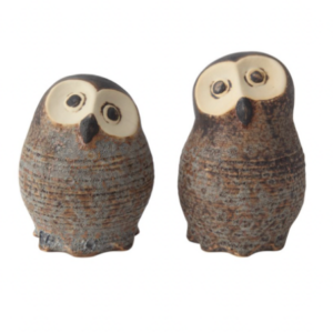 Stoneware Owls