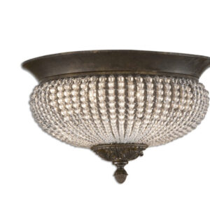 Cristal de Lisbon 2 Lt Flush Mount Pendant