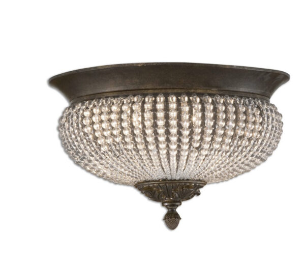 Cristal de Lisbon 2 Lt Flush Mount Pendant