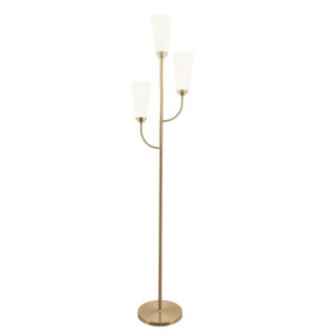 Frosted Glass 3-Bulb Floor Lamp