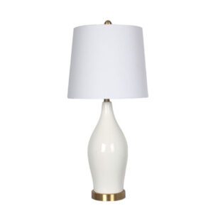 31” Ceramic Table Lamp with USB Port