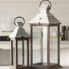 Wood Lanterns (set of 2) - Image 2