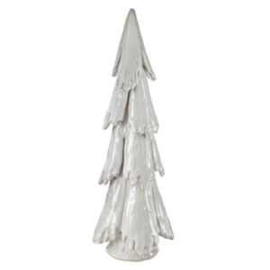 Pine Snowy Tree Decor White