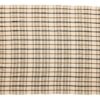 Woven Recycled Cotton Blend Plaid Throw with Braided Fringe - Image 2