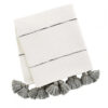 Coloured Tassel Stripe Throw - Image 3