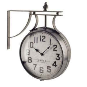 Lindsay Industrial Wall Clock