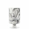 Marble Ink Swirl Glass Vase - Image 3