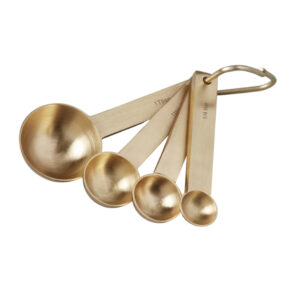 Gold Measuring Spoons (set of 4)