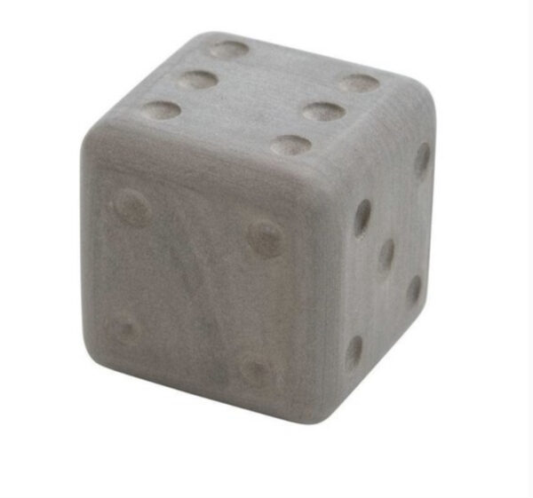 Hand-Carved Sandstone Dice