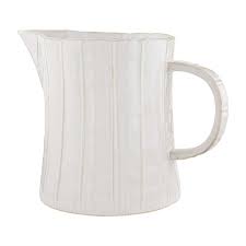Textured Stoneware Pitcher