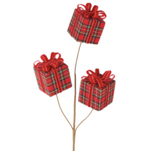 26” Plaid Present Spray
