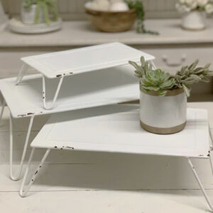 Metal Risers (set of 3)
