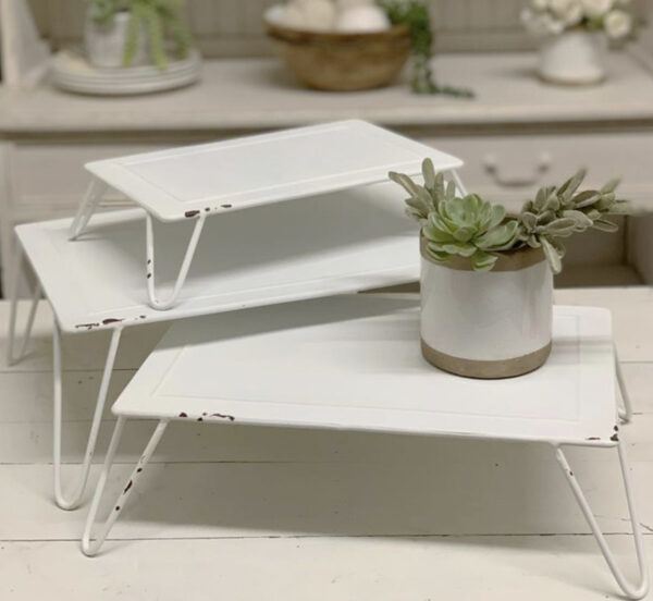 Metal Risers (set of 3)