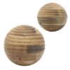 Wooden Orb with Ridges - Image 2