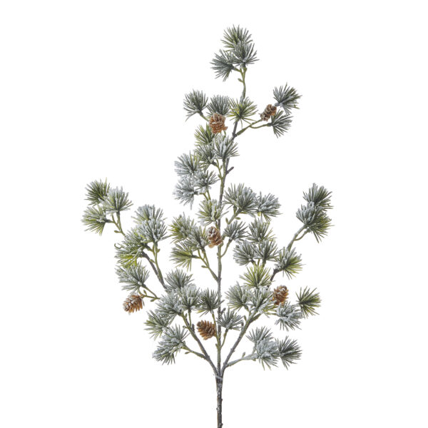 27” Snowy Pine Spray