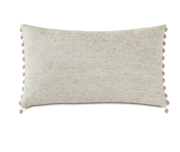 Marceau Gold Dotted Decorative Pillow