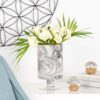 Marble Ink Swirl Glass Vase - Image 2