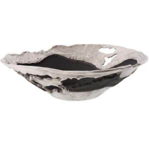 Nickel Round Flared Bowl