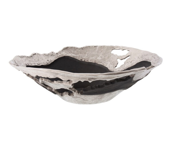 Nickel Round Flared Bowl