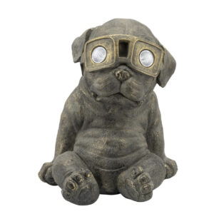 15” Slouching Dog with Solar Power