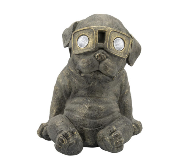 15” Slouching Dog with Solar Power