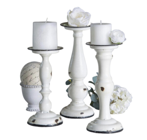 Metal Candleholders (set of 3)