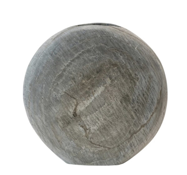 Natural Slate Vase Grey