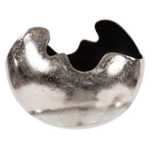 Contemporary Asymmetric Aluminum Bowl
