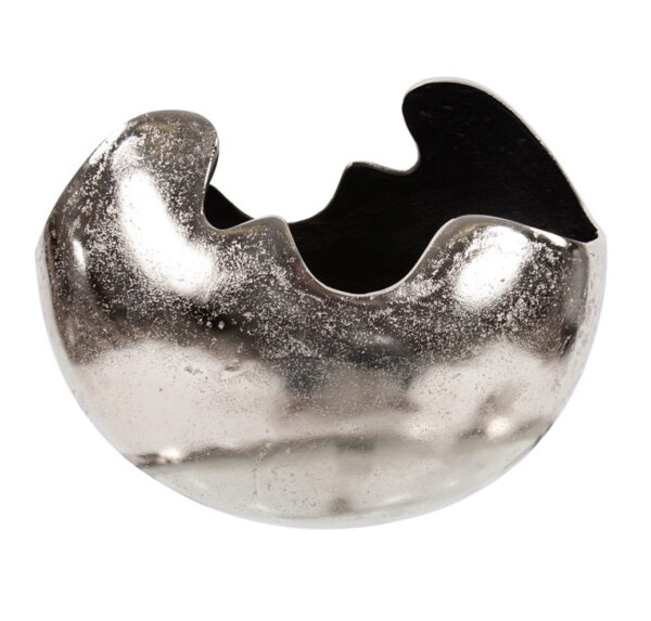 Contemporary Asymmetric Aluminum Bowl