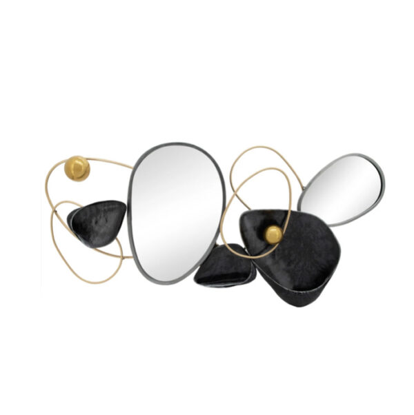 Abstract Wall Mirror Accent