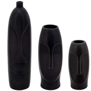 Face Vase in Black