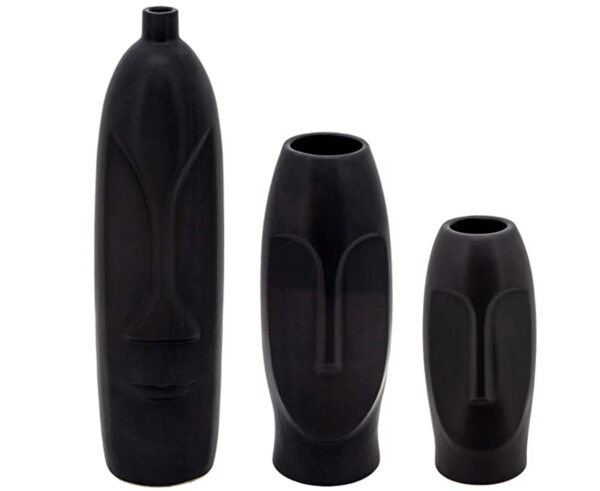Face Vase in Black