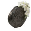 Aluminum Hammered Vase in Silver - Image 2