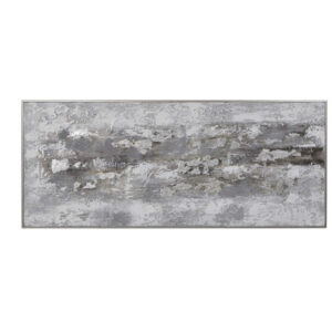 Weathered Stone Hand-Painted Canvas