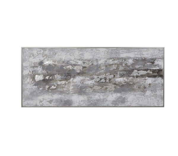 Weathered Stone Hand-Painted Canvas
