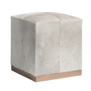 Felix Small Leather Ottoman