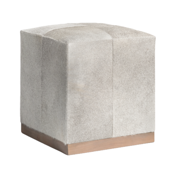 Felix Small Leather Ottoman