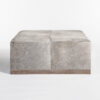 Felix Large Leather Ottoman - Image 2
