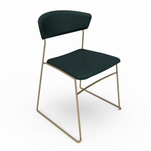 Wolfgang Metal Stackable Chair