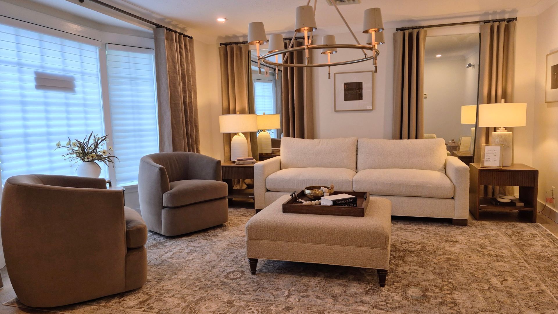 living room at Addie BIrch