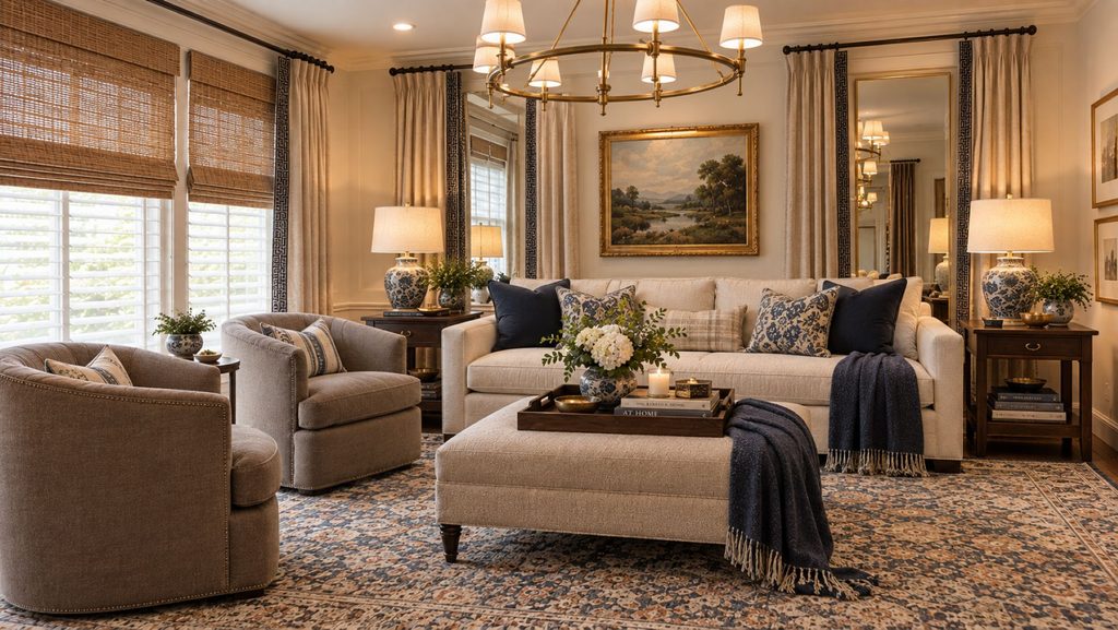 Living room in a Timeless Classic Style